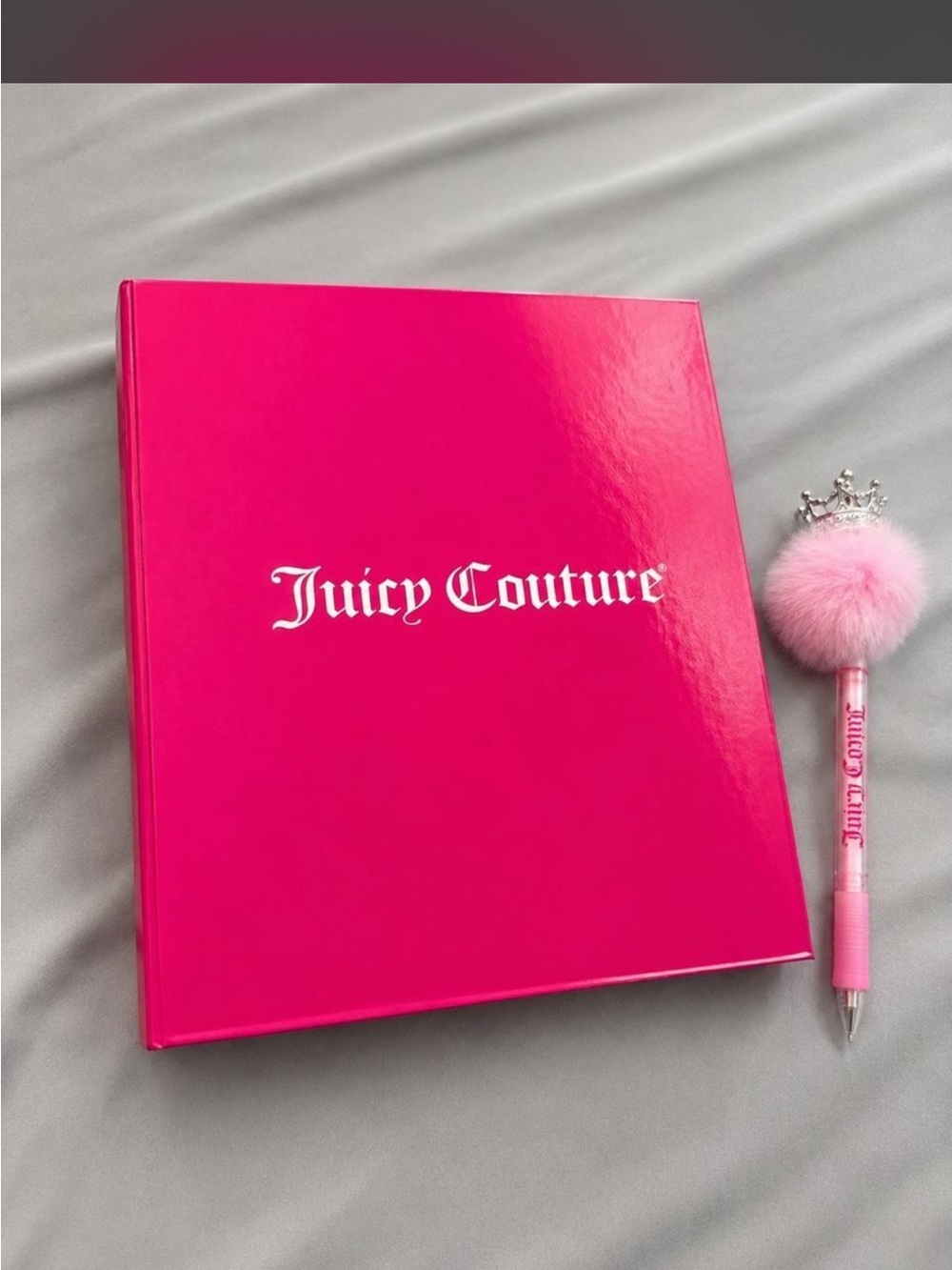 Juicy Couture Hot Pink Binder For A Personal Shopper New! Pen not included